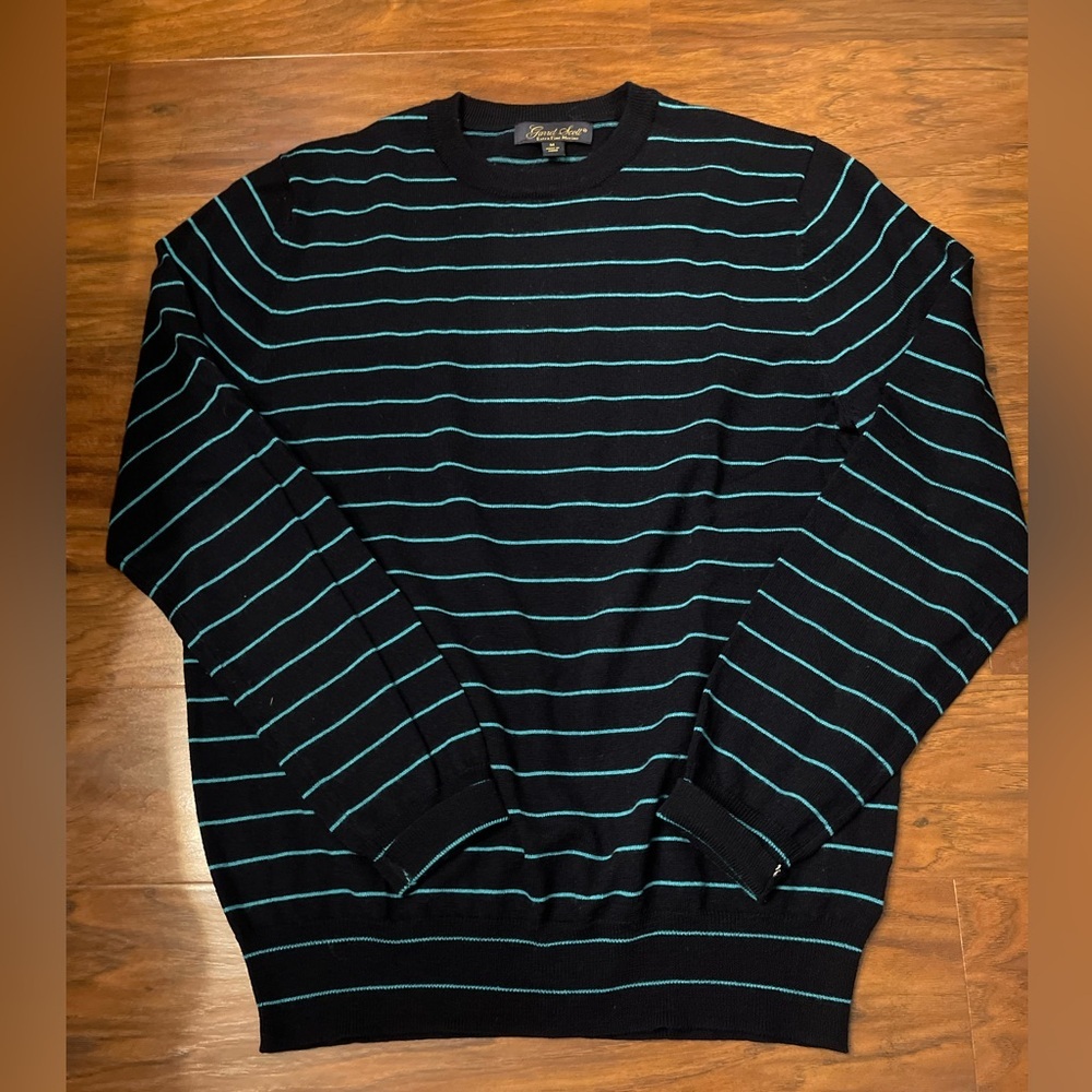 Garret Scott Extra Fine Merino Wool Sweater Size M